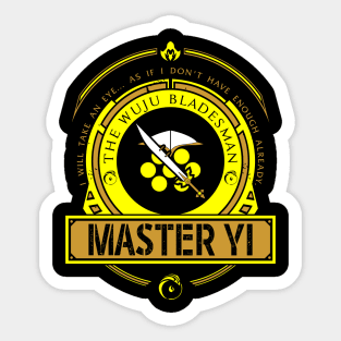 MASTER YI - LIMITED EDITION Sticker